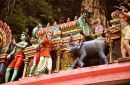 Detail of Hindu Temple, Batu Caves, Kuala Lumpur